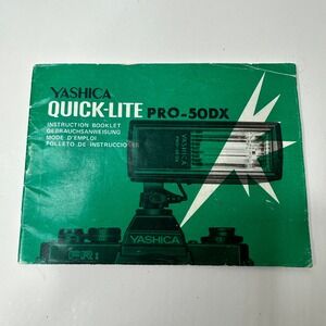 Yashica Quick Lite Pro-50 DX Camera Instruction Booklet‎